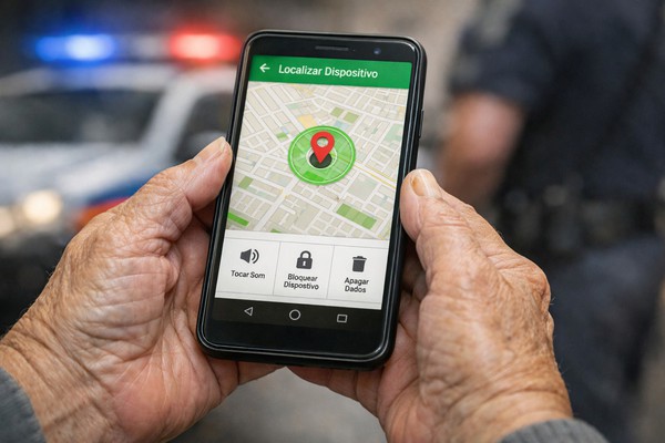 Tecnologia a favor da sociedade! Celular furtado é recuperado após rastreamento e homem de 60 anos acaba preso