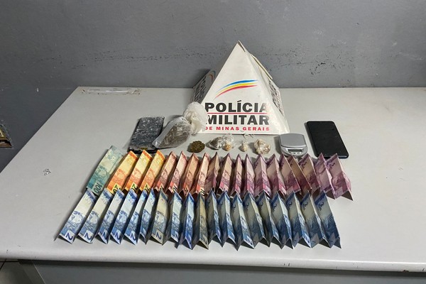 Polícia Militar prende jovem e apreende menor por tráfico de drogas em Patos de Minas