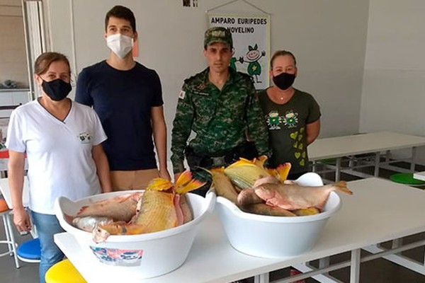 Homem é preso por pesca predatória e 71 kg de peixes são apreendidos em operação no Rio da Prata