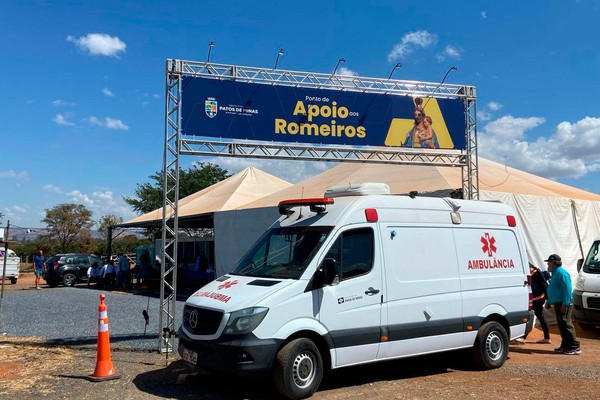 Ponto de apoio aos romeiros começa a funcionar no dia 6 de agosto na BR365 em Patos de Minas