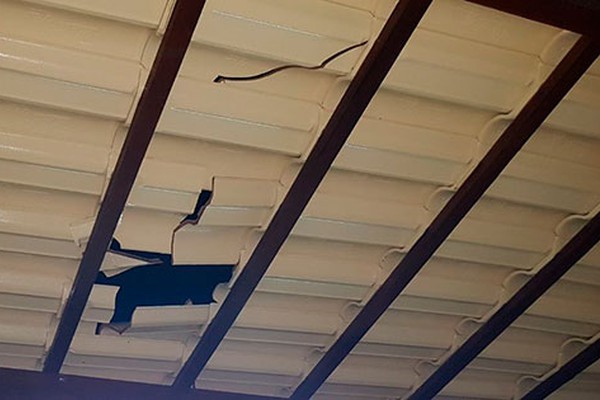Ladrões tentam invadir residência do vereador Isaias Martins e causam estragos no telhado