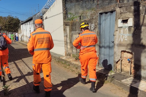 Buscas por suposto corpo em cisterna continuam nesta quarta-feira no bairro Santa Luzia
