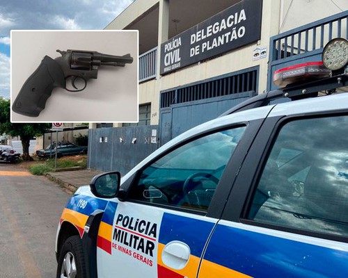 Denúncia leva Polícia Militar a apreender revólver municiado em caminhão de serviço no Jardim Esperança
