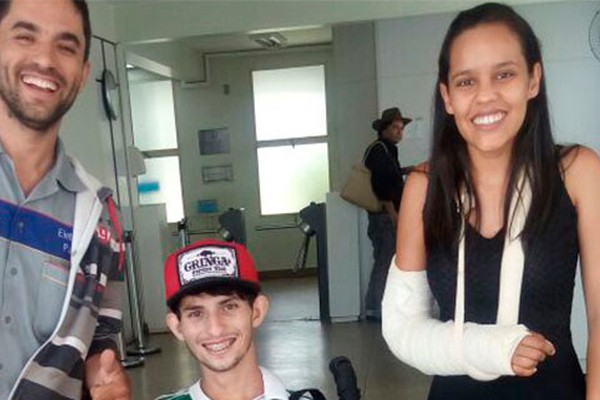 Jovem de Santiago que sofreu grave acidente recebe alta após mais de 25 dias internado