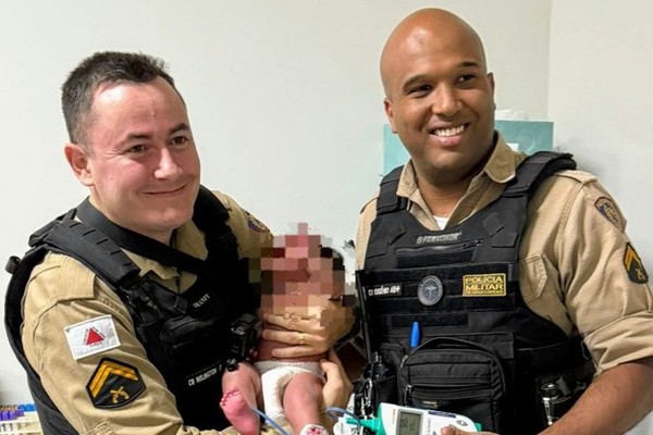 Bebezinha é salva por policiais militares em Guarda dos Ferreiros após se engasgar