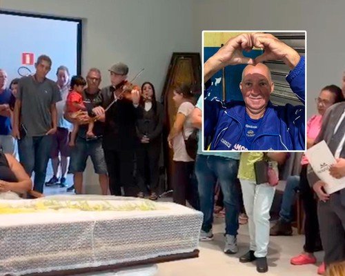 Dono de Bar, Zé Lobo recebe as últimas homenagens com cerveja e hino do time do coração