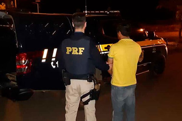Acusado de cometer roubos seguidos em Pirapora, Varjão e Patos de Minas é preso pela PRF