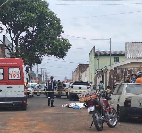 Mulher de 65 anos morre após ser atropelada no Centro de Carmo do Paranaíba