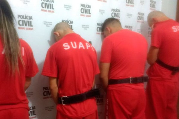 Polícia Civil apresenta três homens e uma mulher grávida que foram presos com 50kg de maconha