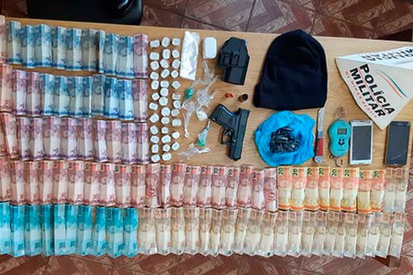 Homens presos com droga e mais de R$3 mil dizem que acrescentavam sabão em cocaína