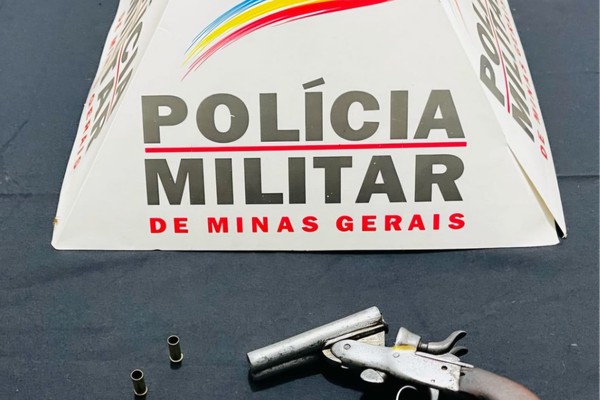 Homem de 31 anos atira para o alto e acaba preso com arma de fogo na cintura, em Lagoa Formosa