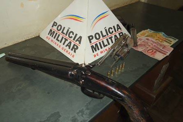 Polícia Militar apreende seis armas de fogo em um único dia em Patos de Minas