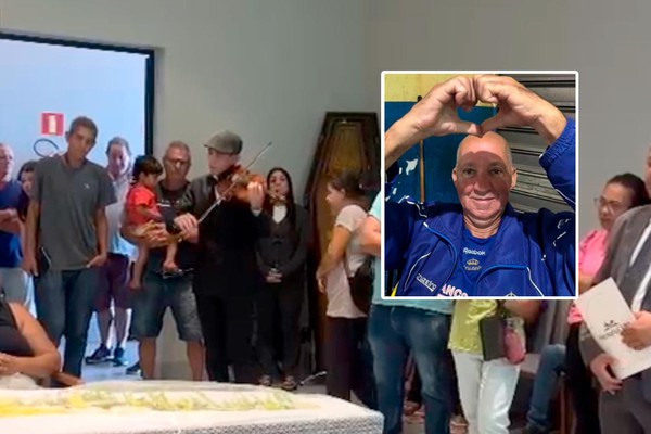 Dono de Bar, Zé Lobo recebe as últimas homenagens com cerveja e hino do time do coração