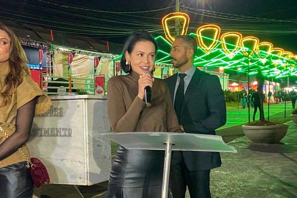 Prefeita Sandra Gomes fala sobre a importância do agro na abertura da Fenamilho; veja ao vivo
