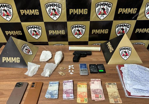 Homem é preso em São Gotardo quando comercializava drogas em motocicleta