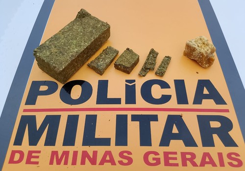 Passageiro contrata motociclista para transportar drogas e acaba preso na BR352, em Coromandel