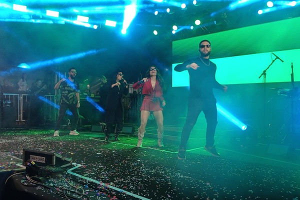 Day e Lara transformam Fenapraça em baile funk e público vibra; veja ao vivo