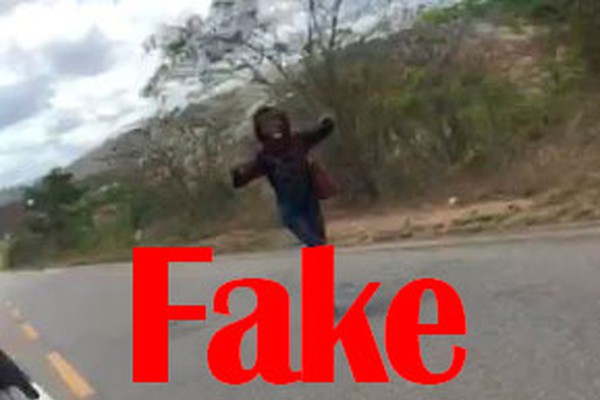 Saiba o que é fato e o que é fake em vídeo de mulher atacando pessoas e veículos em Lagoa Grande