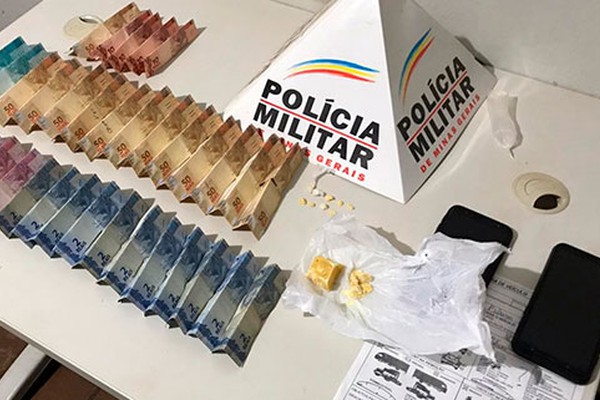 Polícia Militar prende casal transportando droga junto a criança em Patrocínio