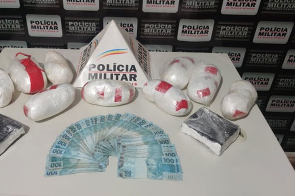 PM apreende 10 quilos de cocaína em Patrocínio com acusado de traficar na região