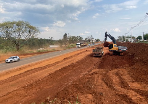 Construção de trevos de acesso na MGC354 avança para dar mais segurança aos motoristas