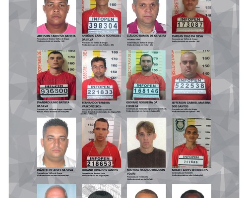 MP divulga lista de criminosos mais procurados pela Justiça em Minas Gerais