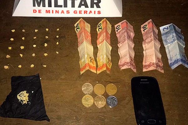Polícia Militar prende jovem por tráfico de drogas, violência doméstica e por dirigir embriagado