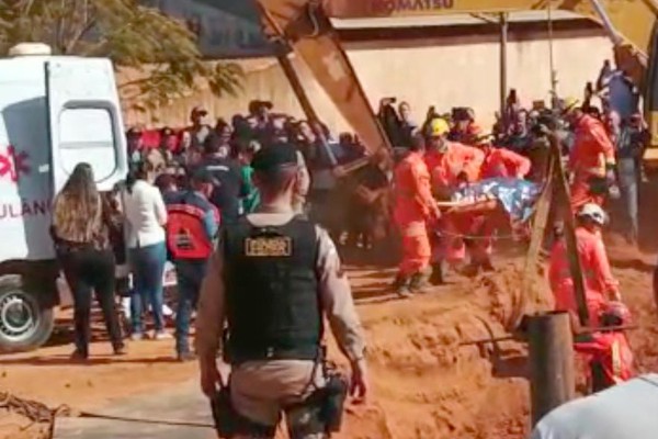 Menino que caiu em buraco em Carmo do Paranaíba é resgatado após 17 horas