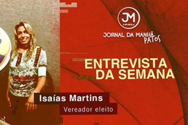 Eleito com quase 2 mil votos, Isaias Martins fala sobre a volta à Câmara no Jornal da Manhã