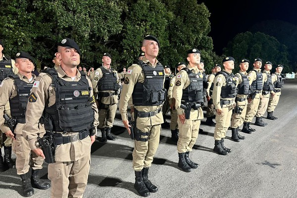 Polícia Militar realiza solenidade de formatura do curso de Tático Móvel em Patos de Minas