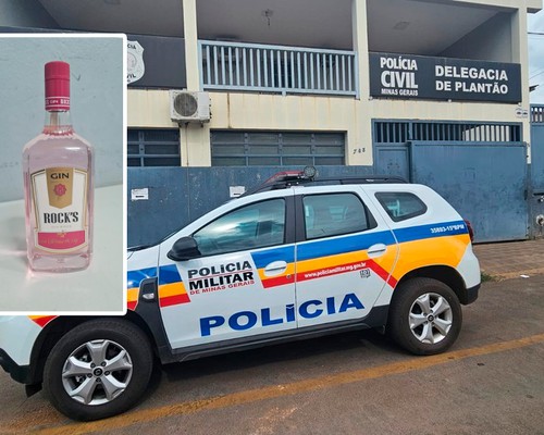Homem esconde garrafa de gin na blusa, sai de hipermercado sem pagar, é preso e se arrepende