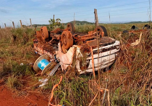 Passageiro de 58 anos morre em acidente com veículo utilitário na MG-188, em Guarda-Mor