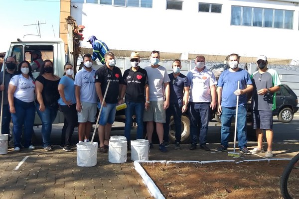 Mobilizados pelo prefeito Falcão, voluntários fazem melhorias nas dependências do Projeto Saci