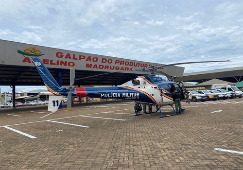 Com presença da aeronave Pégasus, PM lança "Operação Força Total" em Patos de Minas