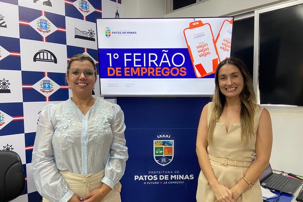 Prefeitura de Patos de Minas fará o 1º Feirão de Empregos com mais de 800 oportunidades