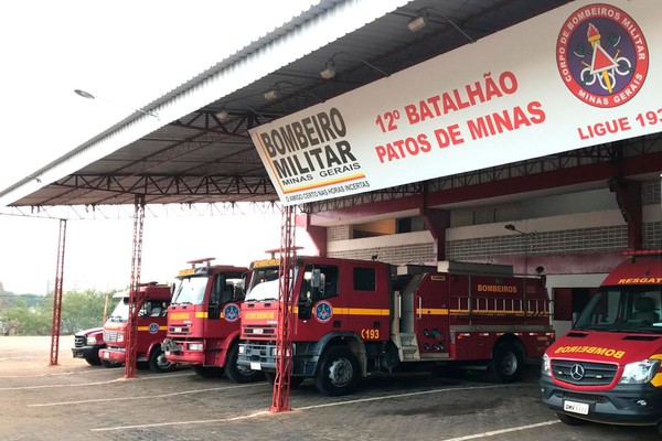 Incêndio em central de gás de fábrica em Patos de Minas mobiliza brigadistas e Corpo de Bombeiros