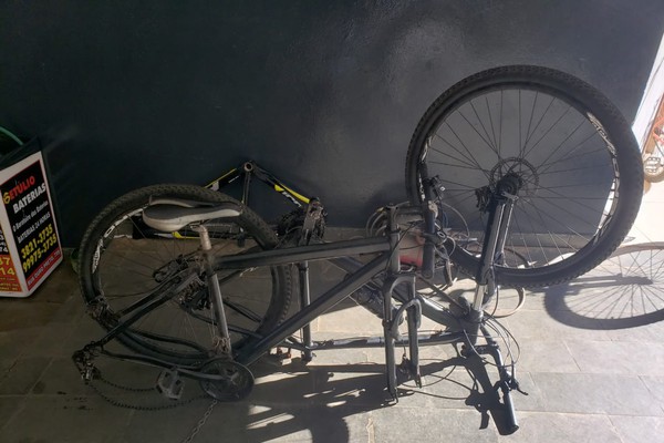 Suspeito é preso no Residencial Sorriso por adulterar bicicletas roubadas em Patos de Minas