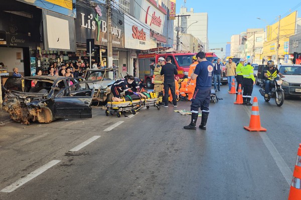 Simulado de grave acidente mobiliza forças de segurança e alerta que o trânsito também mata