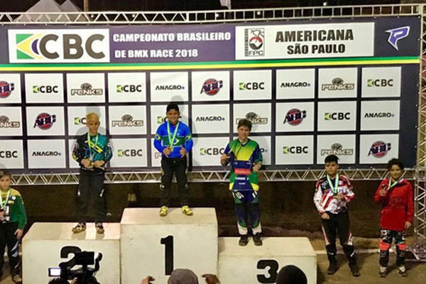Piloto de Patos de Minas fica em 2º lugar em Campeonato Nacional de Bicicross 
