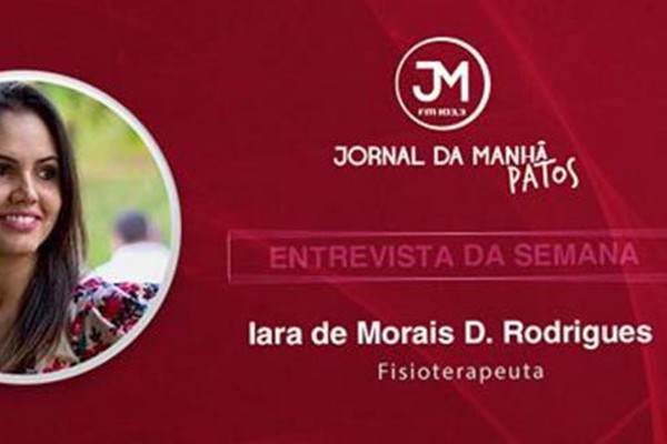 Iara Donâncio fala dos avanços da fisioterapia em Patos de Minas no Jornal da Joven Pan