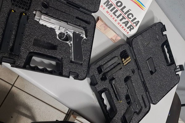 Homem é preso com duas pistolas após fazer ameaças em Boate no Bairro Jardim Paulistano