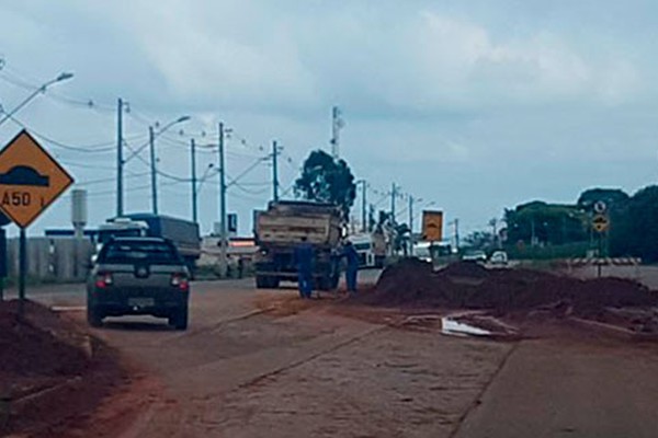 Avenida Maraba ficará fechada nos próximos dias para a construção de redes de água pluvial