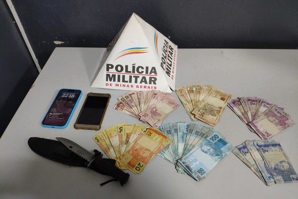 Acusado de extorquir família em Lagoa Formosa é preso com celulares e mais de R$ 5 mil