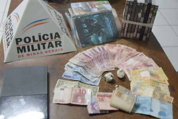 Casal é preso com grande quantidade de crack e dinheiro em Carmo do Paranaíba