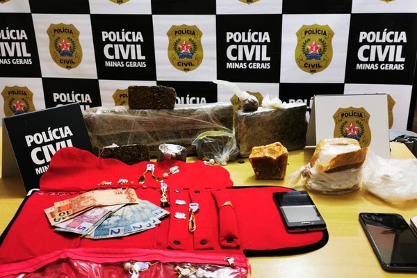 Polícia Civil prende dois foragidos da Justiça e apreende crack, maconha e cocaína