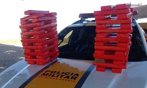 Homem é preso com 59 barras de maconha na MG-188 em Coromandel