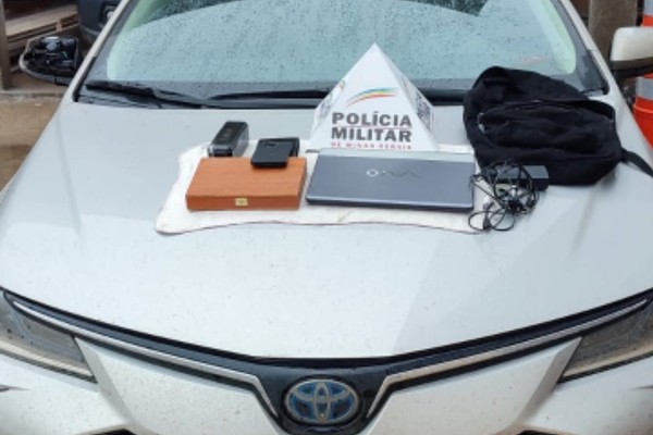 Após furto em Tiros, Polícia Militar prende trio e recupera Corolla em São Gotardo