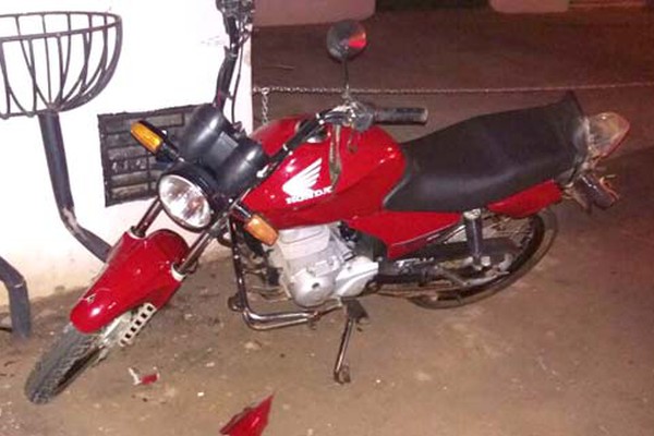 Motociclista inabilitado morre ao bater em lixeira no centro da cidade de Lagoa Formosa