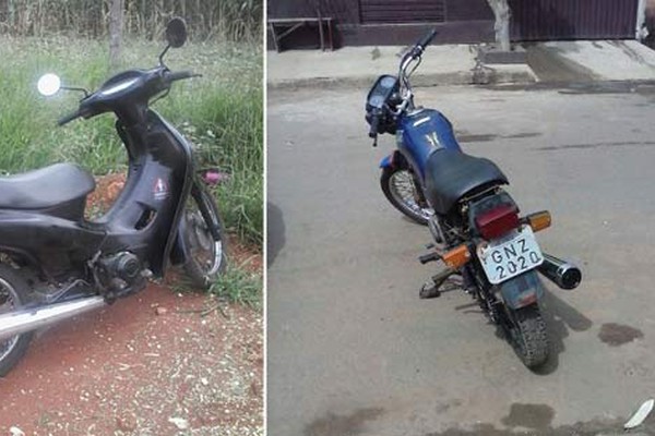 Motos furtadas em Tiros são apreendidas pela Polícia Militar em Carmo do Paranaíba
