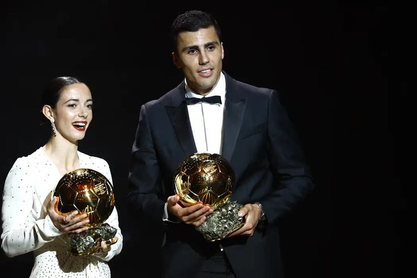 Espanhol Rodri supera Vinicius Júnior e conquista Bola de Ouro